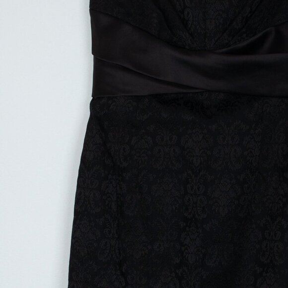 White House Black Market Floral Strapless Sheath Dress Size 4 - Picture 3 of 8